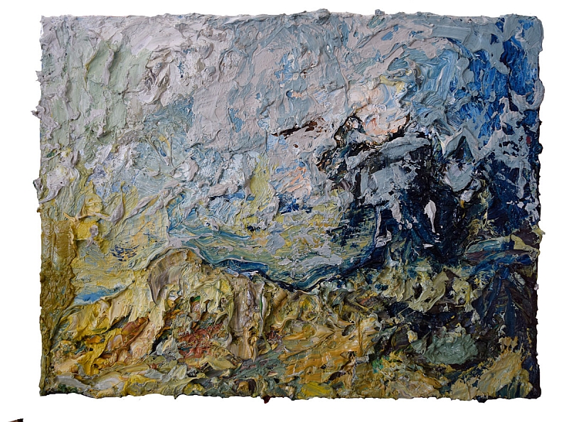 Paysage van Riekus, olieverf op doek, 40x30 cm, 2023